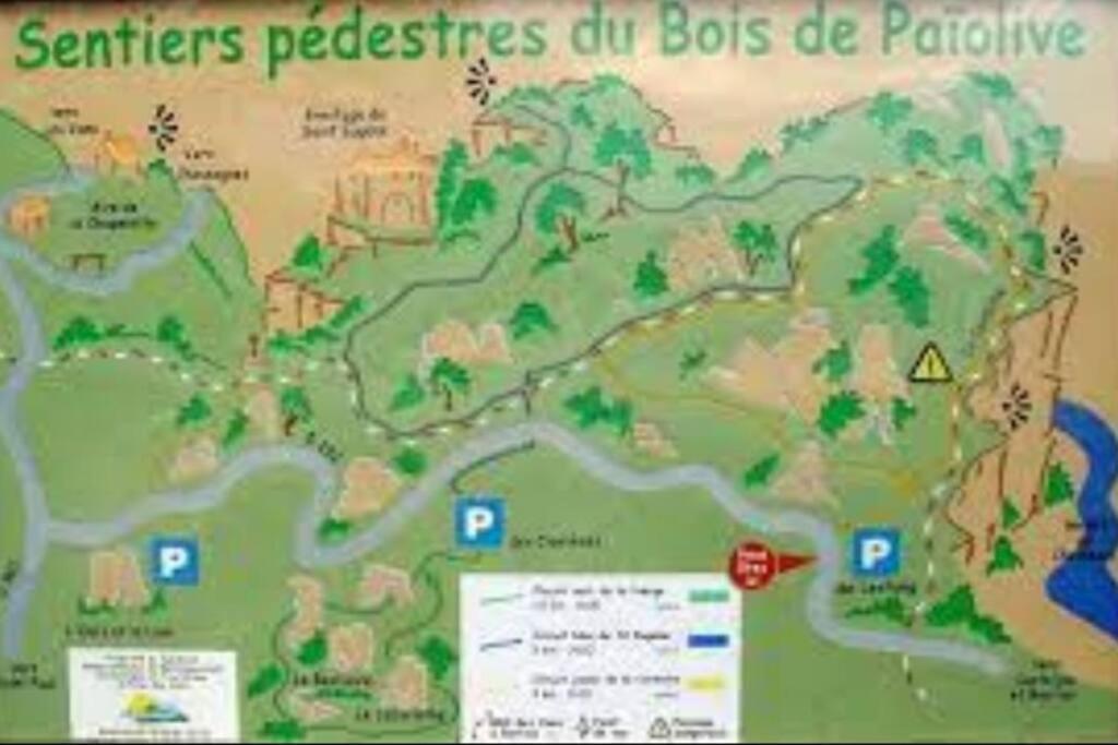 La O'Liso Gorges De L'Ardeche Villa Salavas Exterior foto