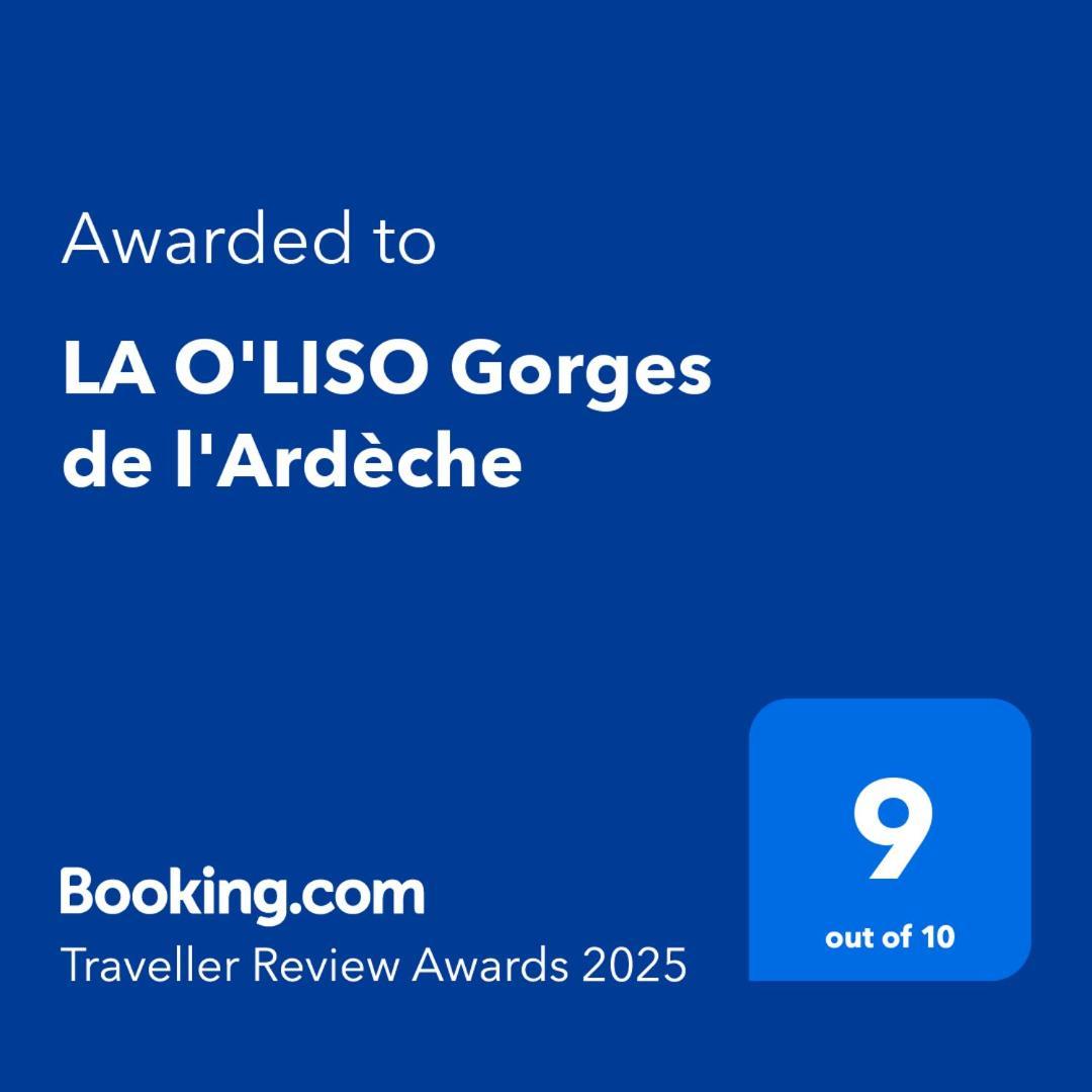 La O'Liso Gorges De L'Ardeche Villa Salavas Exterior foto